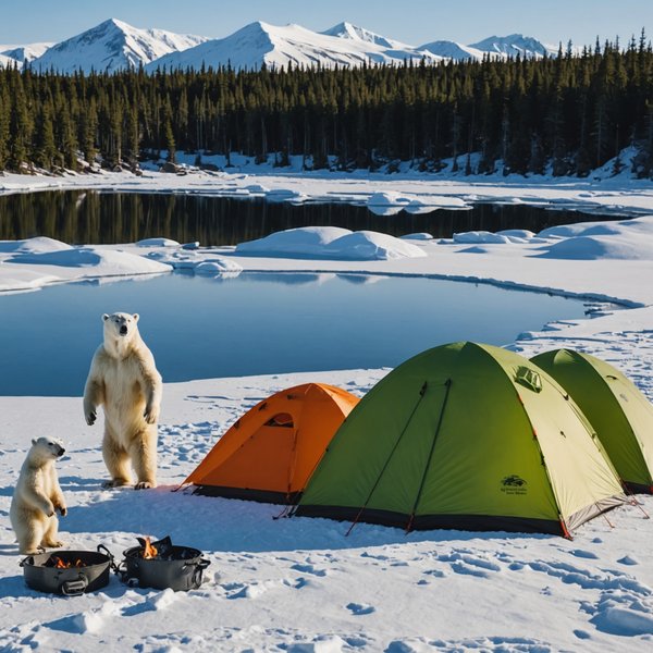 Comment organiser un camping pour une expédition d'observation des ours polaires?