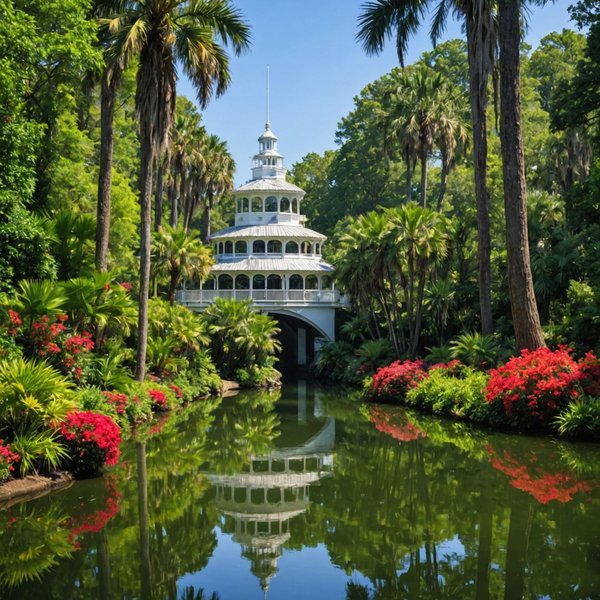 Peut-on trouver une croisière qui propose des visites des jardins botaniques en Caroline du Sud?